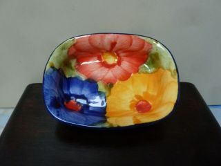 Vintage,  Ceramic Bowl/dish From Portugal Hand Painted 5”x 4” Size Gorgeous