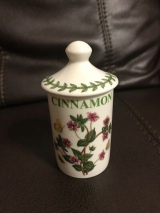 Motif Portmeirion Botanic Garden Cinnamon Spice Jar Porcelain