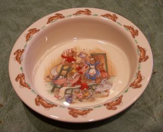 Royal Doulton Bunnykins 6.  5 Inch Coupe Cereal Bowl Home Decorating