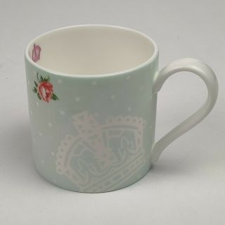Royal Albert Polka Rose Floral England Green Coffee Tea Mug