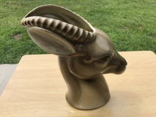 Vintage Royal Copley Antelope/gazelle Planter/vase 9 "