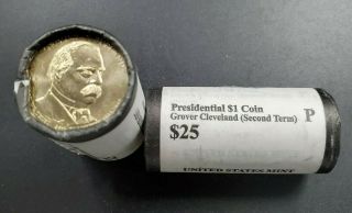 2012 P Grover Cleveland Dollar Presidential 25 Coin Bu Unc Roll Obw 2nd Term