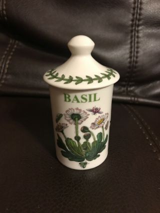 Motif Portmeirion Botanic Garden Basil Spice Jar Porcelain