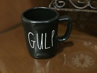 Rae Dunn Espresso Size Mug Gulp Black Nwt