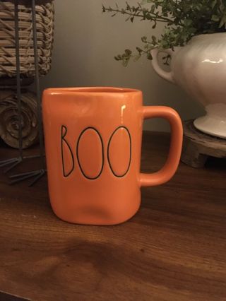 Rae Dunn Orange Boo Mug 2019