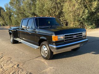 1990 Ford F - 350 Xlt Lariat Dually Shop Truck Ford Black