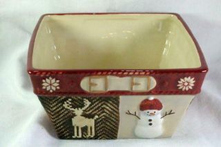 St Nicholas Square Warm Wishes Square Cereal Bowl