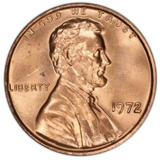 1972 Lincoln Cent - Doubled Die Obverse Fs - 108 Ddo - 008 Anacs Ms 64 Red