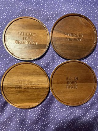 Lenox For Kate Spade Set Of 4 Wood Coasters
