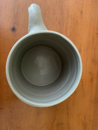 Williamsburg Stoneware Large Mug Cobalt Blue Gray Salt Glaze 5 1/4” Tall 3