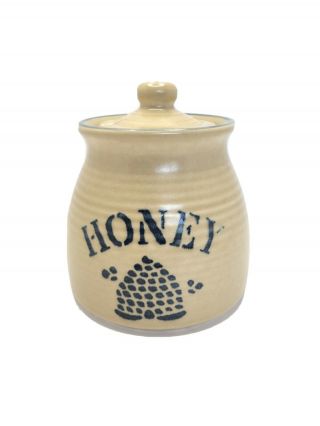 Pfaltzgraff Folk Art Pattern – 16 Oz.  Honey Pot With Lid,  No Dipper 480