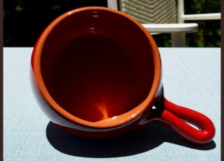 De Silva Italy Red Terracotta - Casserole / Bowl One Handle - Without Tag 3