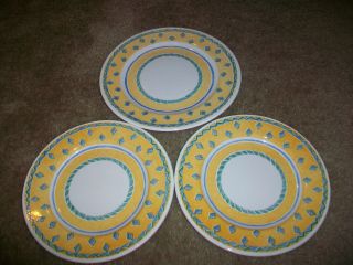 Churchill Hotelware Ports Of Call By Jeff Banks Yellow Dinner Plates And Serving