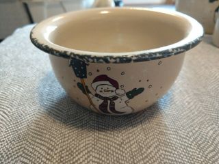 Home & Garden Party 1999 Snowman Cereal/soup Bowl