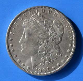 1901 - O Morgan 90 Silver Dollar Us Coins Us Paper Money