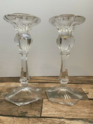 Royal Doulton Finest Crystal Concord Chandeliers 7 " Set Of Two