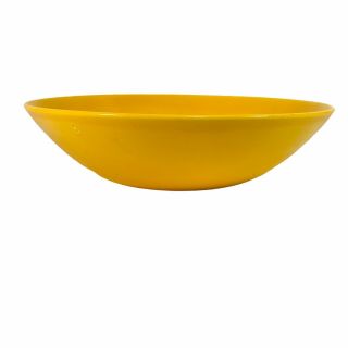 Homer Laughlin Rhythm Yellow Serving Bowl 8 - 3/4 " Diameter