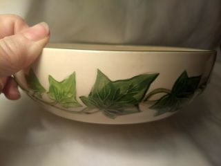 Franciscan Ivy Pattern 8 " Inch Serving Bowl - Made In Usa Circa 1950 