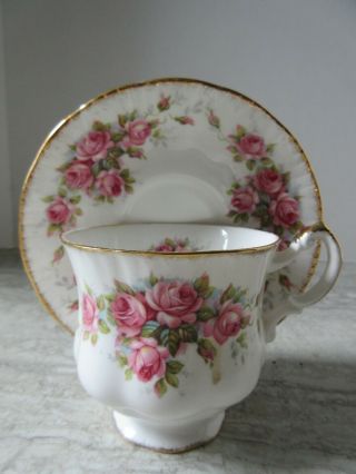 Old Vintage Paragon Porcelain Cup & Saucer Elizabeth Rose