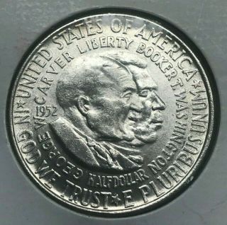 1952 Booker T Washington And George Washington Carver 50 Cents Uncirculated