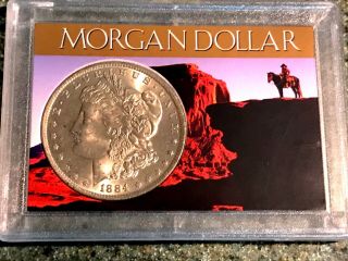 1884 - O $1 Morgan Silver Dollar,  90 Silver