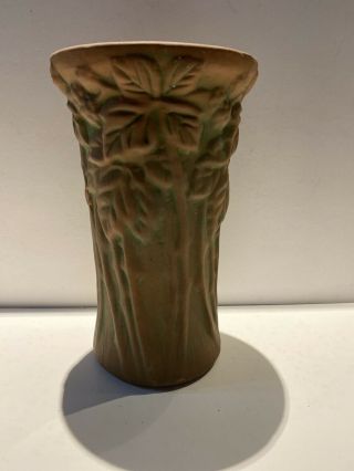 Vintage Zane Ware Peters & Reed Moss Rare Tall Vase 8 Inches Tall X 5 Inches
