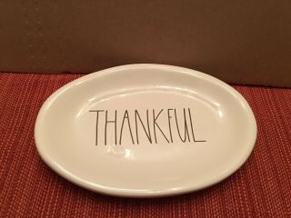 Rae Dunn By Magenta Thankful Ll Oval Plate Autumn Thanksgiving