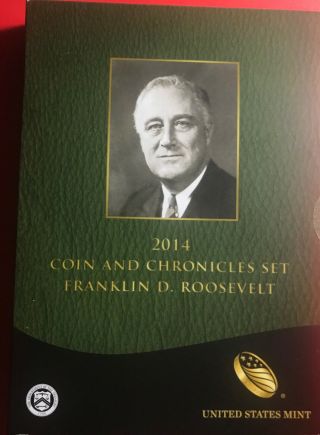 (1) 2014 Franklin D Roosevelt Coin And Chronicles Set