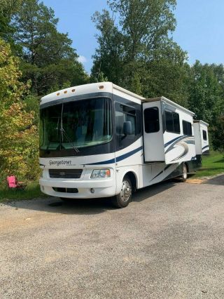 2008 Forest River Georgetown 357ts Class A Motorhome V10 King Bed
