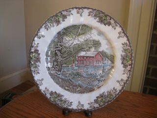 Johnson Brothers England Friendly Village The Old Mill 10 1/2 " Dinner Plate