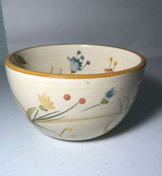 American Simplicity Floral By Home Soup Cereal Bowl Floral Vines 6 Inches Across