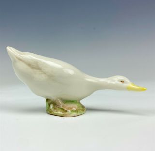 Branksome China English Painted Porcelain Mini Miniature Duck Bird Figurine 007