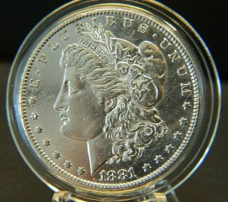 Bu/au Plus 1881 - O Morgan Silver Dollar