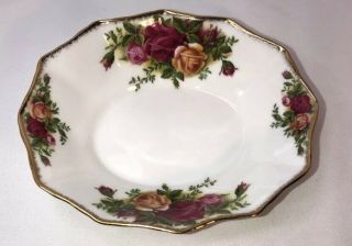 Royal Albert Old Country Roses Oval Candy Nut Relish Bowl Dish 1962 Vintage