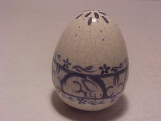 Dedham Pottery Potting Shed 3 " Egg