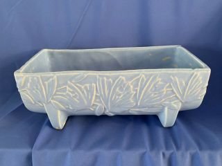 vintage Nelson McCoy 8.  5 x 4 inches Butterfly fernery light blue 3