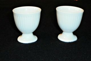 2 Royal Copenhagen Georgiana Egg Cups - Rare And In