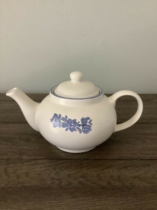 Vintage Pfaltzgraff Folk Art Coffee Or Tea Pot With Lid