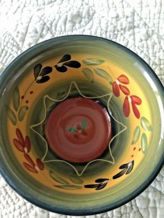 Fruit Bowl 4.  5 inch Tabletops Gallery La Province Hand Painted Hand Crafted 3