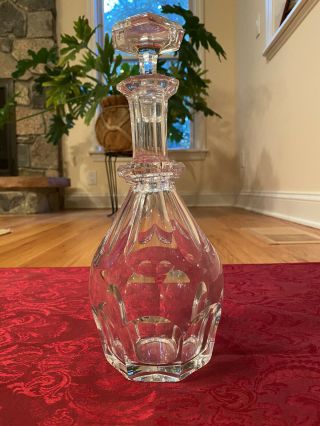 Baccarat Tiffany & Co Crystal " Harcourt 1841 " 11 3/4 " Decanter
