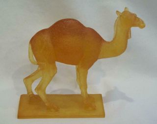 Daum Crystal Pate de Verre Camel Figurine Dromadaire 05033 2