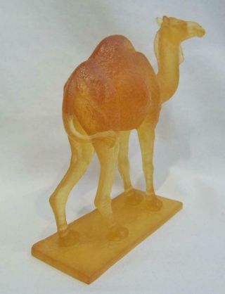 Daum Crystal Pate de Verre Camel Figurine Dromadaire 05033 3