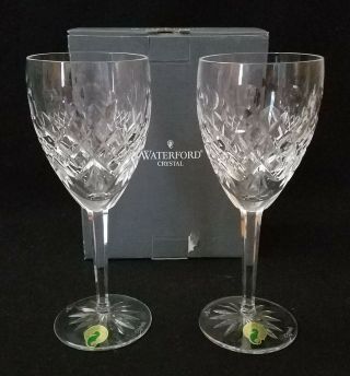 2 Waterford Crystal Disney Mickey Mouse Water Goblets 113665