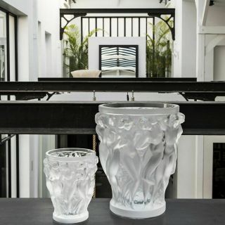 Lalique Bacchantes Small Vase Clear Crystal 10547500