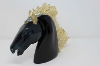 Murano Glass Horse Head By Oscar Zanetti
