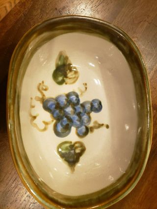 John B Taylor Stoneware,  Grapes Small Serving Bowl.
