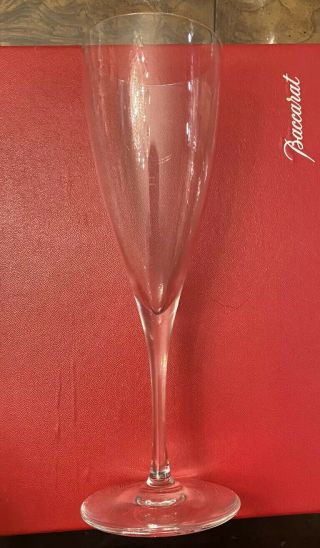 Set 6 Baccarat Crystal Dom Perignon Champagne Flute 9 1/4 "