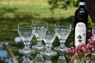 Vintage William Yeoward Crystal Wine - Cocktail Glasses Set Of 5,  Julia
