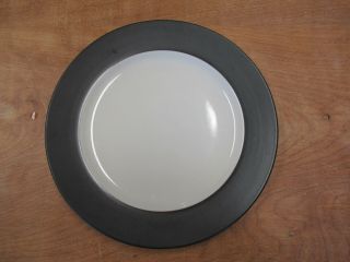 Noritake Colorwave Graphite 8034 Dinner Plate Round Rimmed 11 " 1 Ea 2 Available