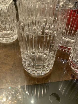 Baccarat Harmonie Tumblers M Size 3.  8in - Set Of 8